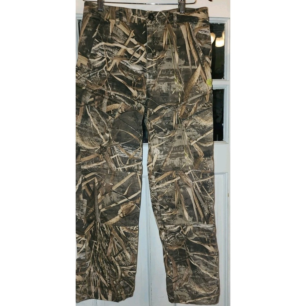 Game Winner Camouflage Hunting Cargo Pants Youth XL 16 18 PocketsEUC Duck Deer
